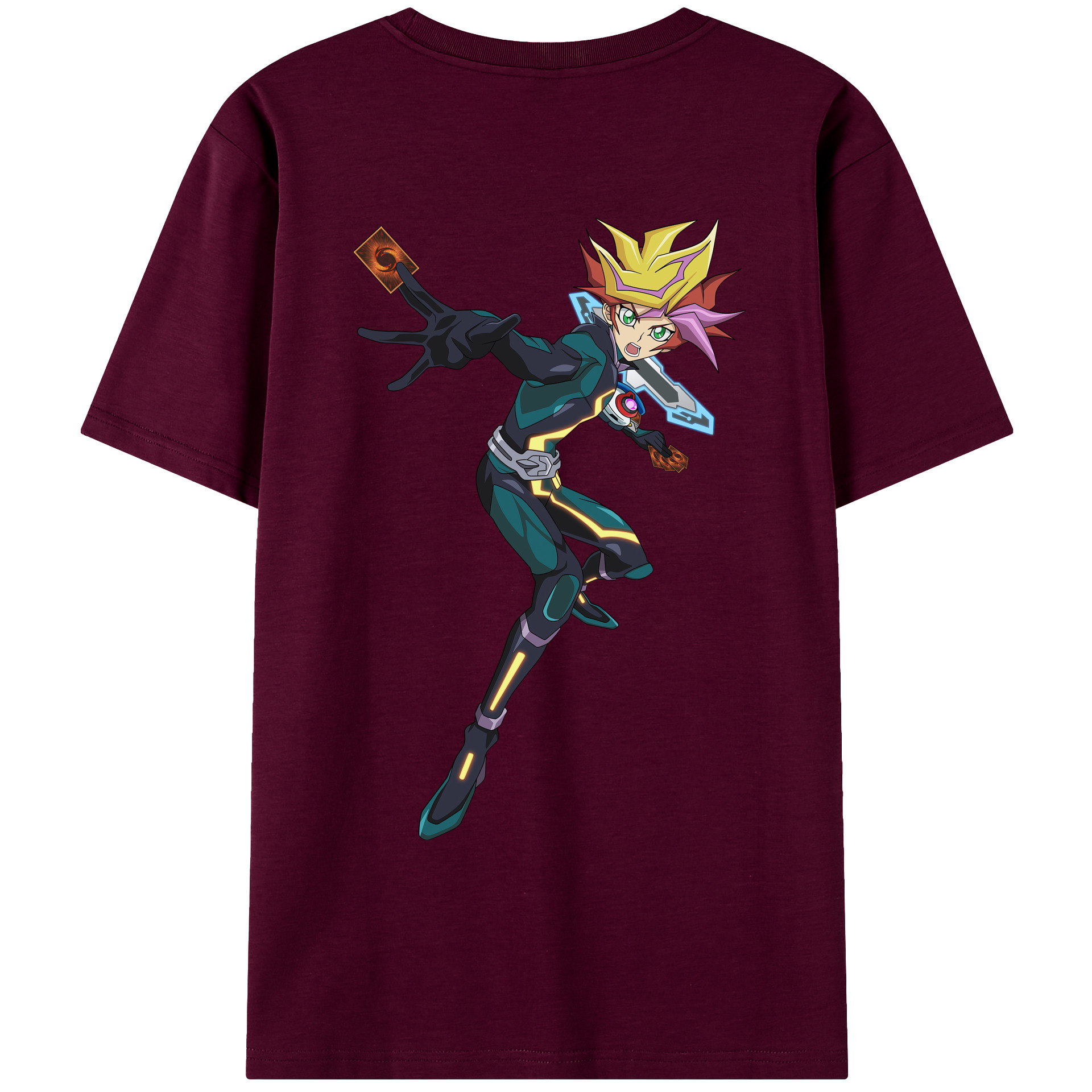 （画像用） 遊☆戯☆王 Yu-Gi-Oh! レディース半袖Tシャツ(バックプリント)